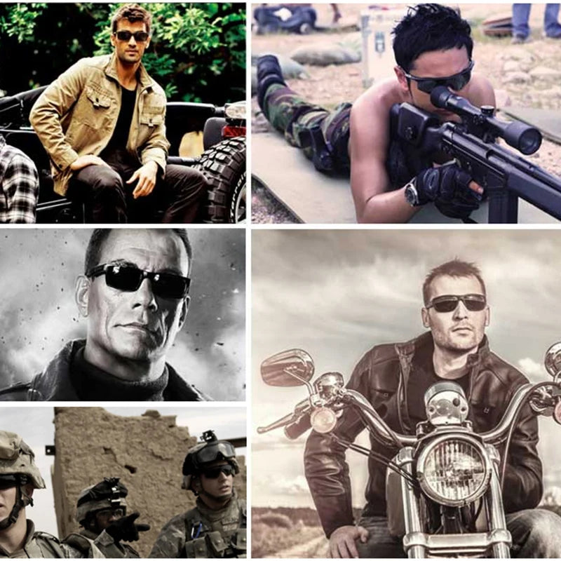 Classic Aluminum Magnesium Frame Sunglasses Polarized Men Military Goggles Anti-Glare Driving Glasses UV400 Oculos masculino