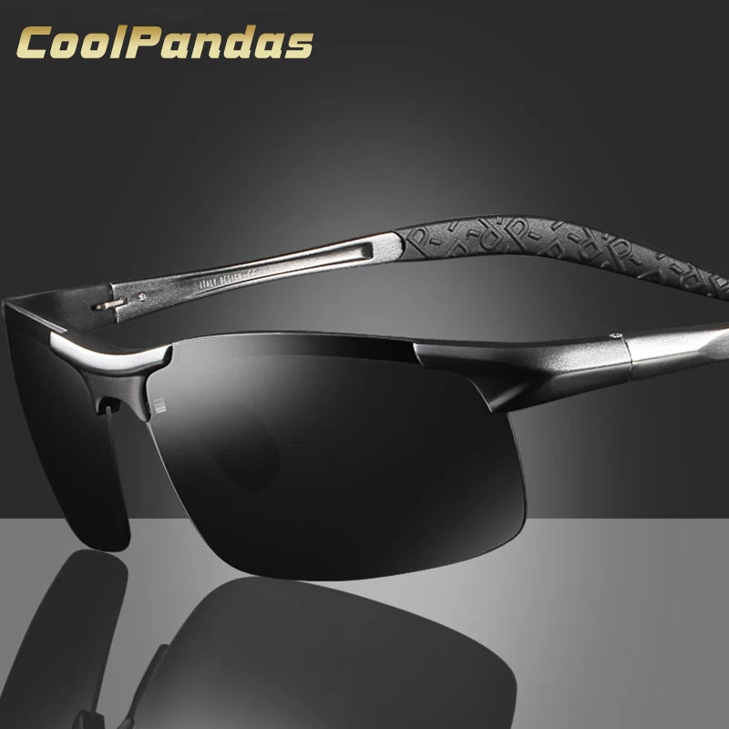Classic Aluminum Magnesium Frame Sunglasses Polarized Men Military Goggles Anti-Glare Driving Glasses UV400 Oculos masculino