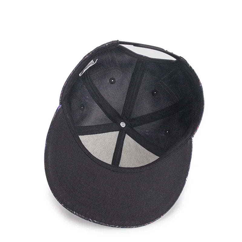 Moderne sommerbaseballkasket til mænd og kvinder, hiphop-hat, sport, skateboard, flad skygge, Bone Snapback-kasketter, herrekasket