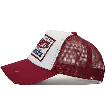FS Brand gulgrøn mesh-truckerhat, sommer- og street-baseballkasketter til mænd og kvinder, modekasket med snapback, hiphop-kasket, Gorra Hombre