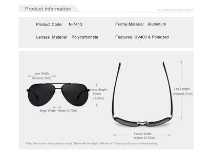 KINGSEVEN Aluminum Magnesium Polarized Rimless Lens Sunglasses For Men High Definition Retro Women Eyewear Oculos de sol