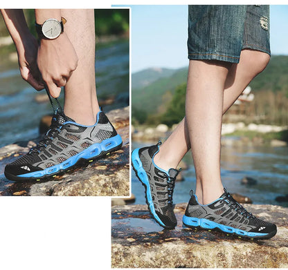 MIXIDELAI New Summer Men Sneakers Fashion Spring Outdoor Shoes Men Casual Men'S Shoes Comfortable Mesh Shoes For Men Size 39-46