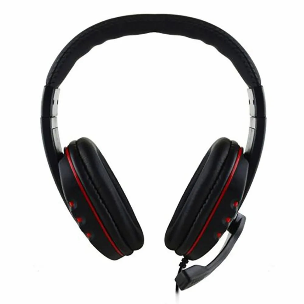 3.5mm Wired Gaming Headset with Microphone for PS4, PC & Laptop, Stereo Gaming Headphones with Noise Cancelling Mic, Over-Ear Wired Gaming Headset