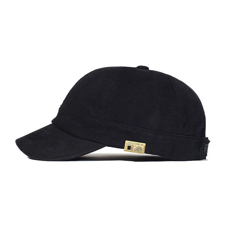 Short Brim Baseball Cap Cotton Men Women Soft Vintage Dad Hat Adjustable Trucker Style Low Profile Caps