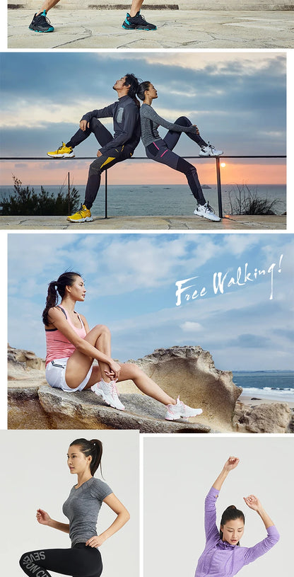 RAX Laufschuhe für Damen und Herren – Outdoor-Sportschuhe – atmungsaktive, leichte Sneaker – Obermaterial aus Air Mesh – rutschfeste Laufsohle aus Naturkautschuk