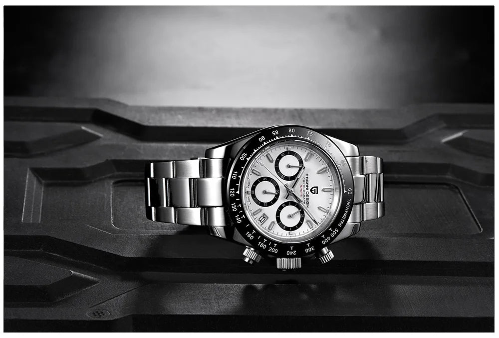 2026 New PAGANI DESIGN Chronograph Luxury Quartz Wrist Watch For Men Automatic Date 100M Waterproof JAPAN VK63 Movt Reloj Hombre