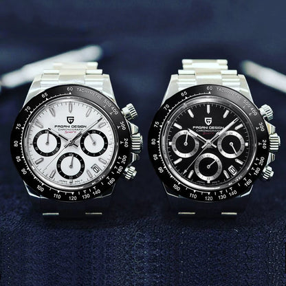 2026 New PAGANI DESIGN Chronograph Luxury Quartz Wrist Watch For Men Automatic Date 100M Waterproof JAPAN VK63 Movt Reloj Hombre