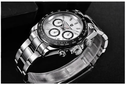 2026 New PAGANI DESIGN Chronograph Luxury Quartz Wrist Watch For Men Automatic Date 100M Waterproof JAPAN VK63 Movt Reloj Hombre