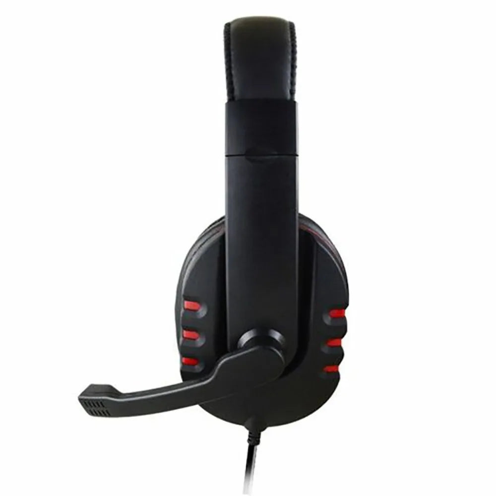 3.5mm Wired Gaming Headset with Microphone for PS4, PC & Laptop, Stereo Gaming Headphones with Noise Cancelling Mic, Over-Ear Wired Gaming Headset