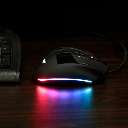 ZELOTES C-13 RGB Gaming Mouse, 10000 DPI Wired Gaming Mouse with 13 Programmable Buttons, RGB Backlit USB Gaming Mouse for PC & Desktop