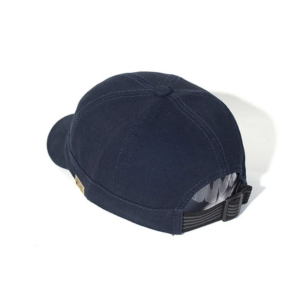 Short Brim Baseball Cap Cotton Men Women Soft Vintage Dad Hat Adjustable Trucker Style Low Profile Caps