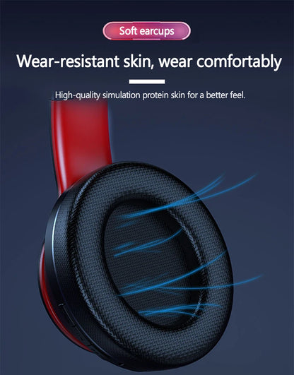 Lenovo HD200 Bluetooth Wireless Headphones – Noise Cancelling Over-Ear Gaming Headset with HiFi Stereo Sound & Microphone