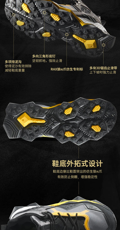 Chaussures de randonnée imperméables pour homme Rax, bottes de randonnée respirantes, bottes de trekking pour le plein air, baskets de sport, chaussures tactiques