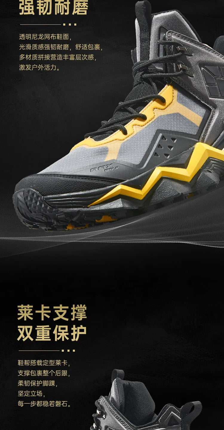 Chaussures de randonnée imperméables pour homme Rax, bottes de randonnée respirantes, bottes de trekking pour le plein air, baskets de sport, chaussures tactiques