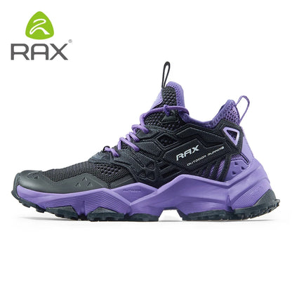 RAX Laufschuhe für Damen und Herren – Outdoor-Sportschuhe – atmungsaktive, leichte Sneaker – Obermaterial aus Air Mesh – rutschfeste Laufsohle aus Naturkautschuk