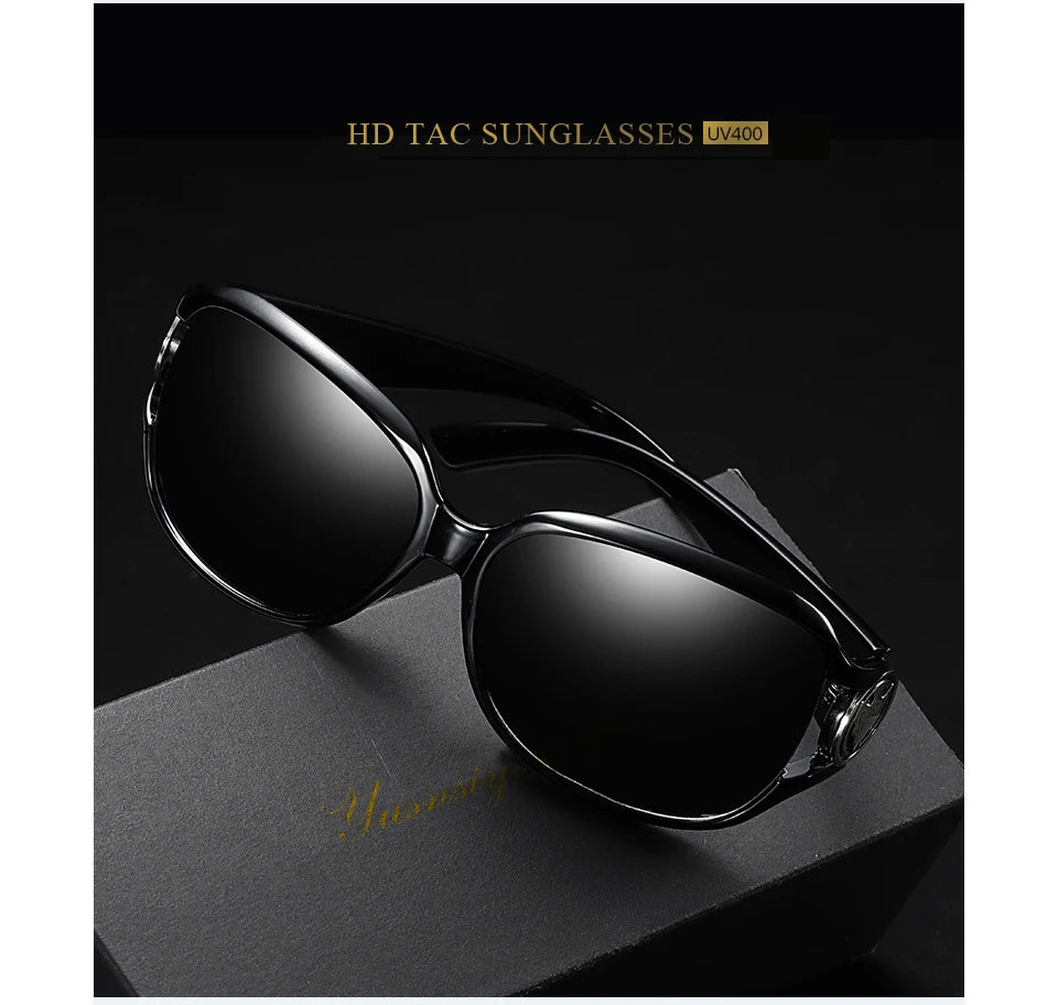 YUNSIYIXING Polarized Women's Sunglasses Butterfly Sunglasses For Women Classic Brand Designer Eyewear Fashion 2023 UV400