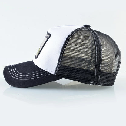 Sommer-baseballkasket i mesh til kvinder, ensfarvet, snapback, »dad hats«, herre-udendørs-kasketter med åndbart visir, unisex streetwear-trucker-kasket