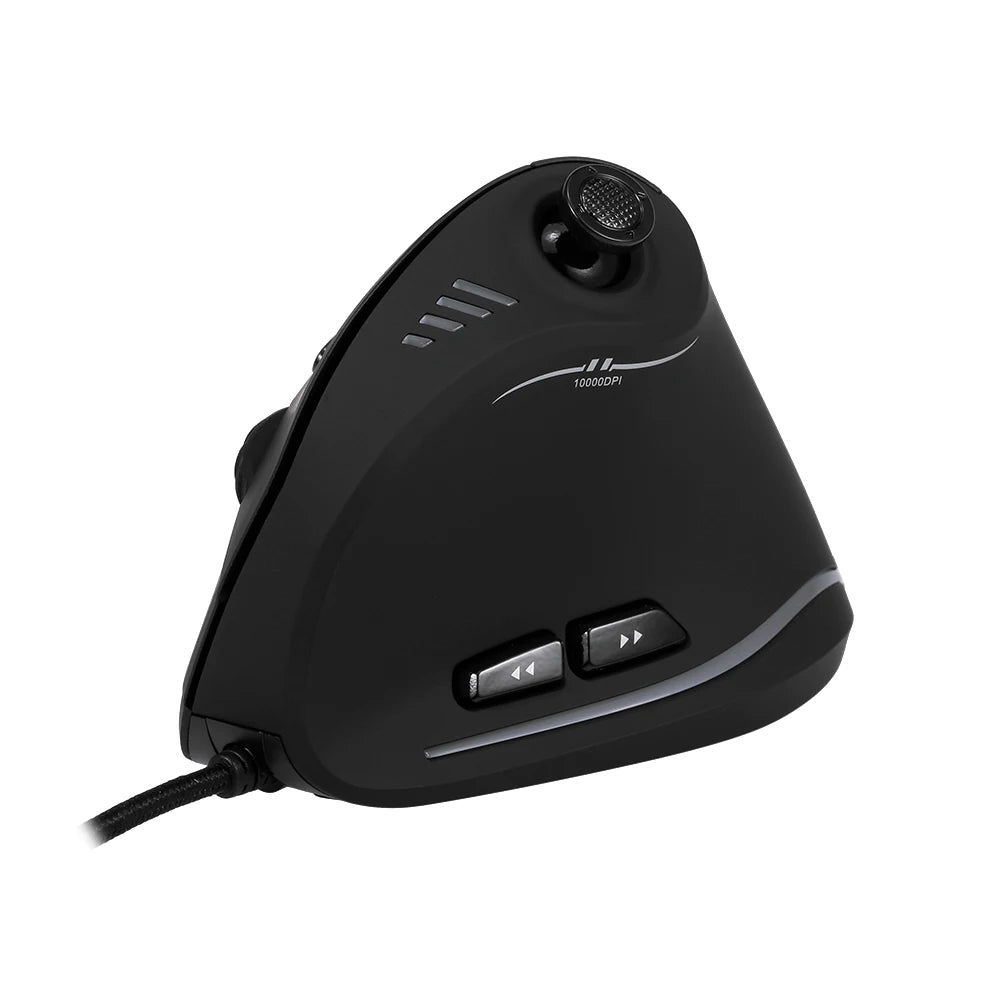 ZELOTES C-18 Wired Gaming Mouse 10000 DPI Vertical Gaming Mouse with 11 Programmable Buttons, RGB Lighting, Ergonomic USB Gaming Mouse for PC & Laptop