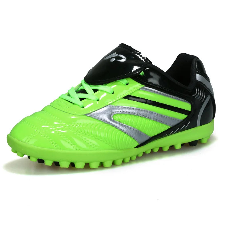 Chaussures de football pour homme, chaussures de sport, nouvelles, en cuir, grandes tailles, tige haute, crampons, baskets d'entraînement, confortables