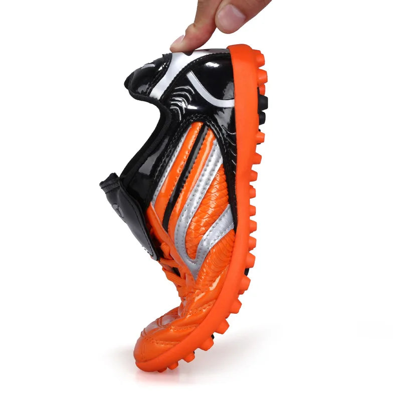 Chaussures de football pour homme, chaussures de sport, nouvelles, en cuir, grandes tailles, tige haute, crampons, baskets d'entraînement, confortables