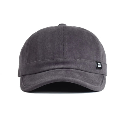 Vintage Short Brim Baseball Cap Cotton Men Women Soft Dad Hat Adjustable Trucker Style Low Profile Caps