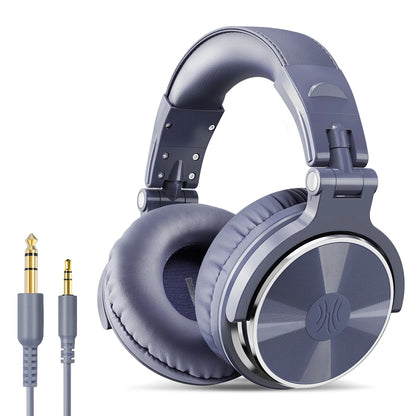 OneOdio Professional DJ Headphones Over-Ear Studio Monitor Headset with Microphone, HiFi Wired Bass Gaming Headphones for PC, Phone, PS4 & Xbox