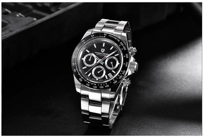 2026 New PAGANI DESIGN Chronograph Luxury Quartz Wrist Watch For Men Automatic Date 100M Waterproof JAPAN VK63 Movt Reloj Hombre