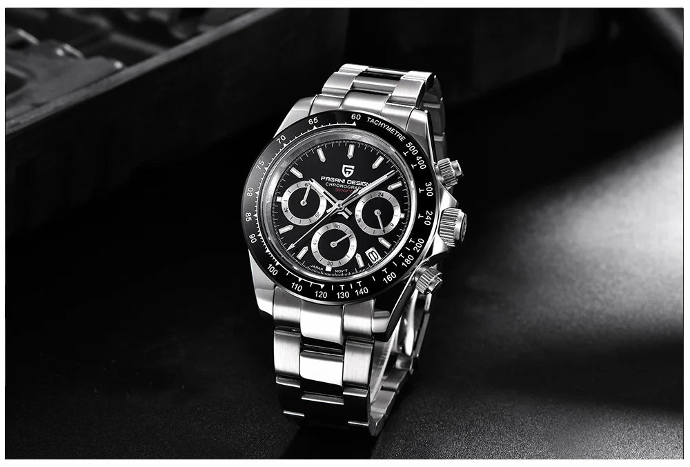 PAGANI DESIGN 2026 New Sport Chronograph Top Brand Luxury Quartz Watch For Men Sapphire crystal  Automatic Date Wrist watch Men