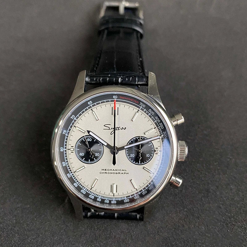 Limited Edition Official Pilot Mechanical Watch Chronograph ST19 Original Military 40MM Men Wristwatch Mechanical Panda Watches