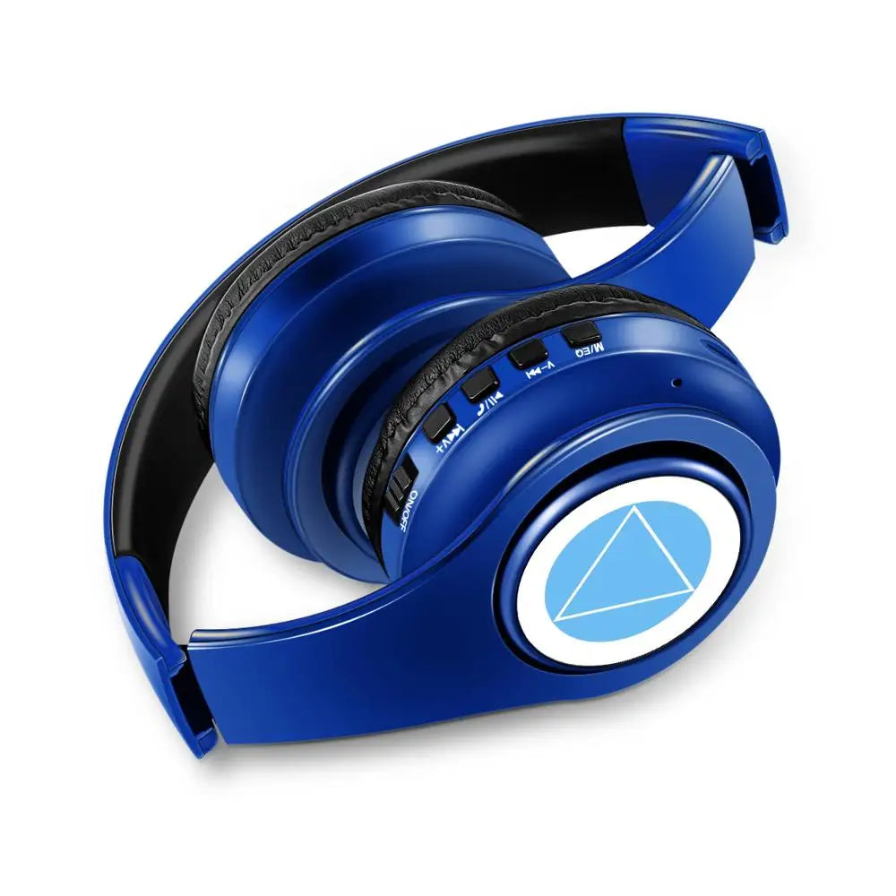 Miku Nakano Sanjiu Bluetooth 5.0 Over-Ear Anime Headphones – Wireless Stereo Gaming Headset with Deep Bass, Microphone & TF Card Support