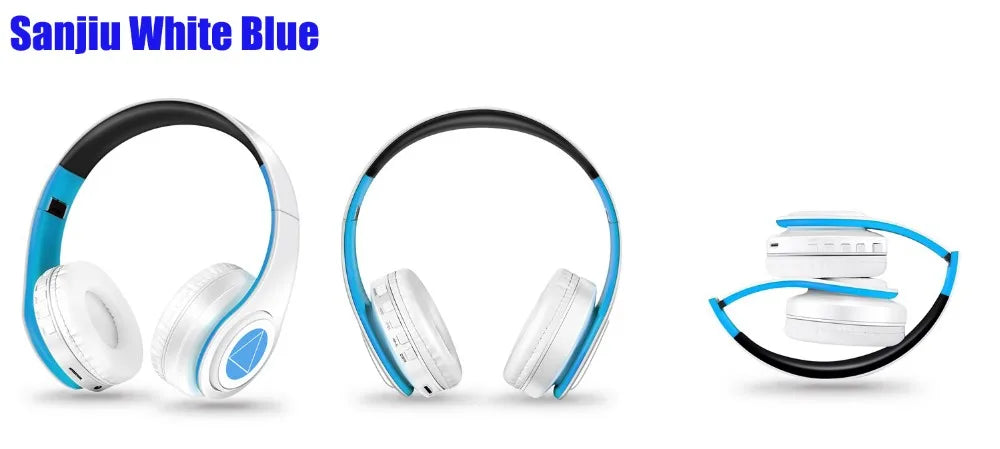 Miku Nakano Sanjiu Bluetooth 5.0 Over-Ear Anime Headphones – Wireless Stereo Gaming Headset with Deep Bass, Microphone & TF Card Support