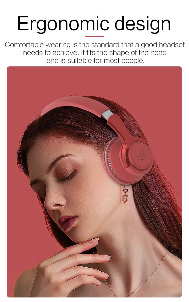 Bluetooth TV Headphones Wireless with Microphone, Noise Cancelling Stereo Headset with USB Adapter, Bluetooth 5.0 Foldable Bass Headphones for TV, Gaming & PC