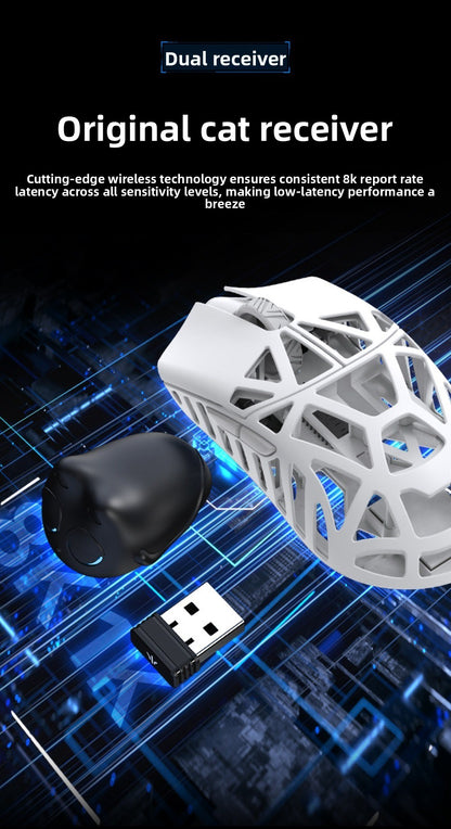 WLMOUSE Beast X Pro Ελαφρύ ασύρματο gaming mouse e-sports από κράμα μαγνησίου 750IPS 8K PAW3950HS 30000DPI χωρίς οπίσθιο φωτισμό