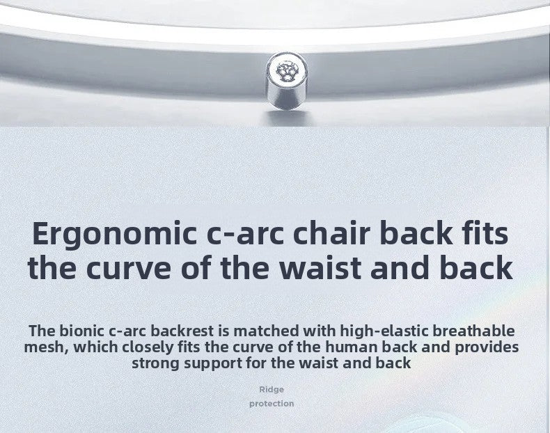 Ergonomic Office Chair Adjustable Computer Desk Chair with Lumbar Support, Mesh Executive Swivel Office Chair for Work, Study & Gaming