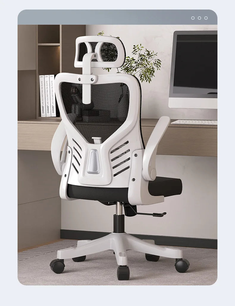 Ergonomic Office Chair Adjustable Computer Desk Chair with Lumbar Support, Mesh Executive Swivel Office Chair for Work, Study & Gaming