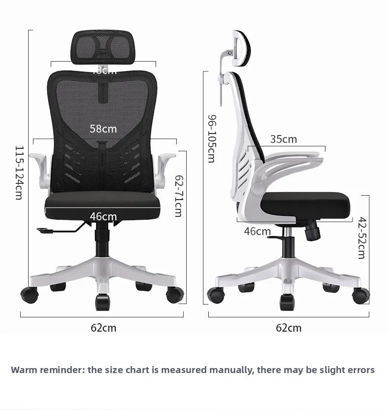 Ergonomic Office Chair Adjustable Computer Desk Chair with Lumbar Support, Mesh Executive Swivel Office Chair for Work, Study & Gaming