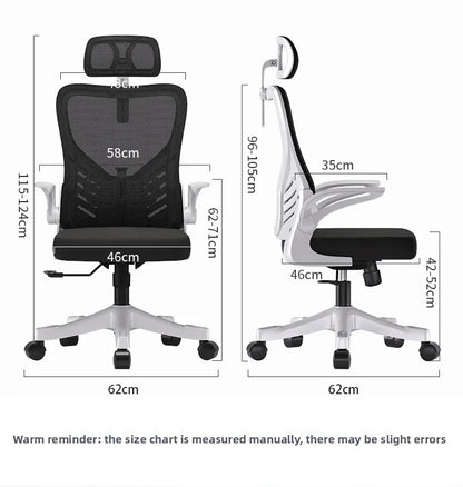 Ergonomic Office Chair Adjustable Computer Desk Chair with Lumbar Support, Mesh Executive Swivel Office Chair for Work, Study & Gaming