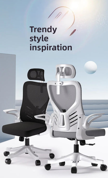 Ergonomic Office Chair Adjustable Computer Desk Chair with Lumbar Support, Mesh Executive Swivel Office Chair for Work, Study & Gaming
