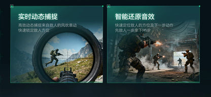 VGN Zhou Series Pro Max Over-Ear Gaming Headset, Delta Game Noise-Canceling, Four-Mode Wireless PC Bluetooth Headset