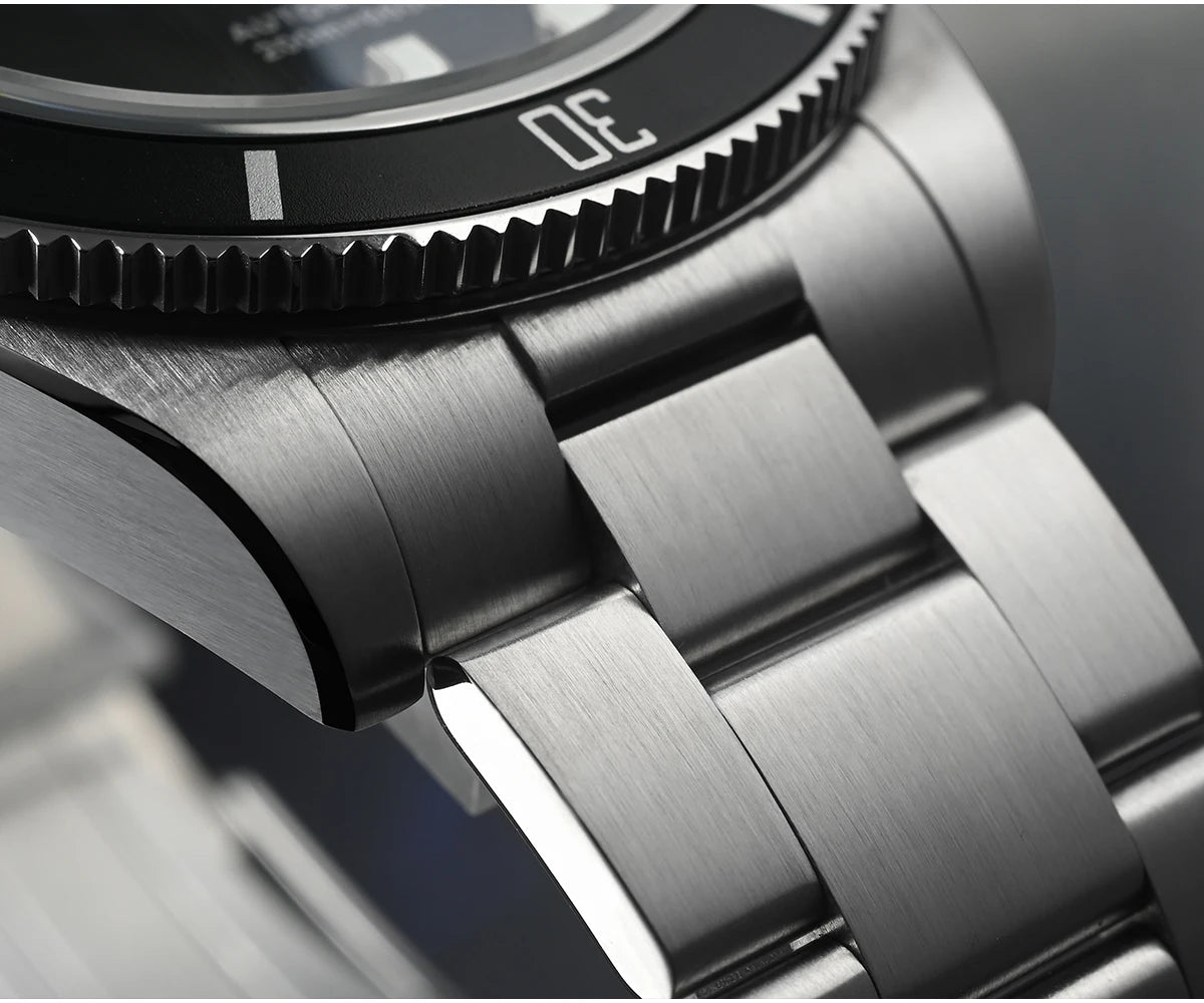 San Martin 40mm NH35 Automatic Men Diving Watch 20ATM Waterproof BB58 Sapphire Wristwatch BGW-9 C3 Luminous Reloj SN0008C/D