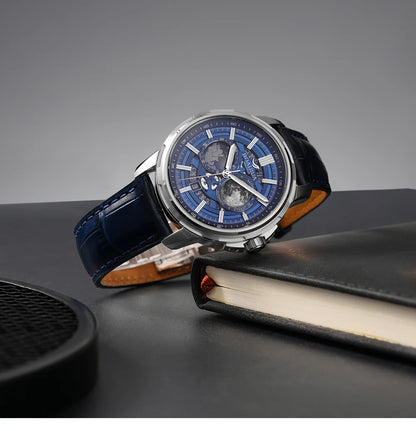 BORIAGE(BOAIJIUA) Fully Automatic Mechanical Men's Watch Original Design Mechanical Watches  Waterproof Luminous Wristwatch