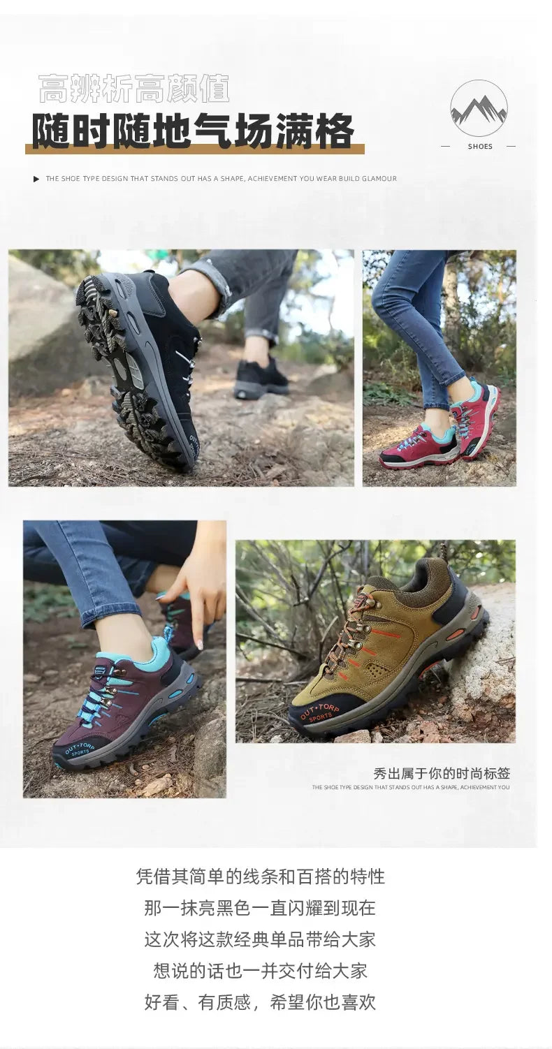 Retro Style Men  Sports Shoes Autumn and Winter Short Boots Anti Slip Hiking Shoe Suitable for Ankle Boots Urban Commuting 2025