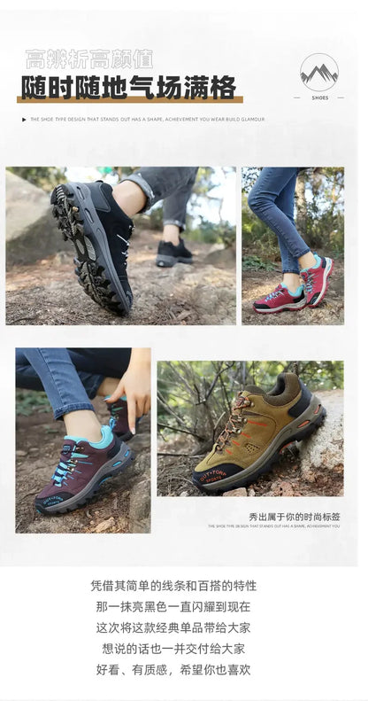 Retro Style Men  Sports Shoes Autumn and Winter Short Boots Anti Slip Hiking Shoe Suitable for Ankle Boots Urban Commuting 2025