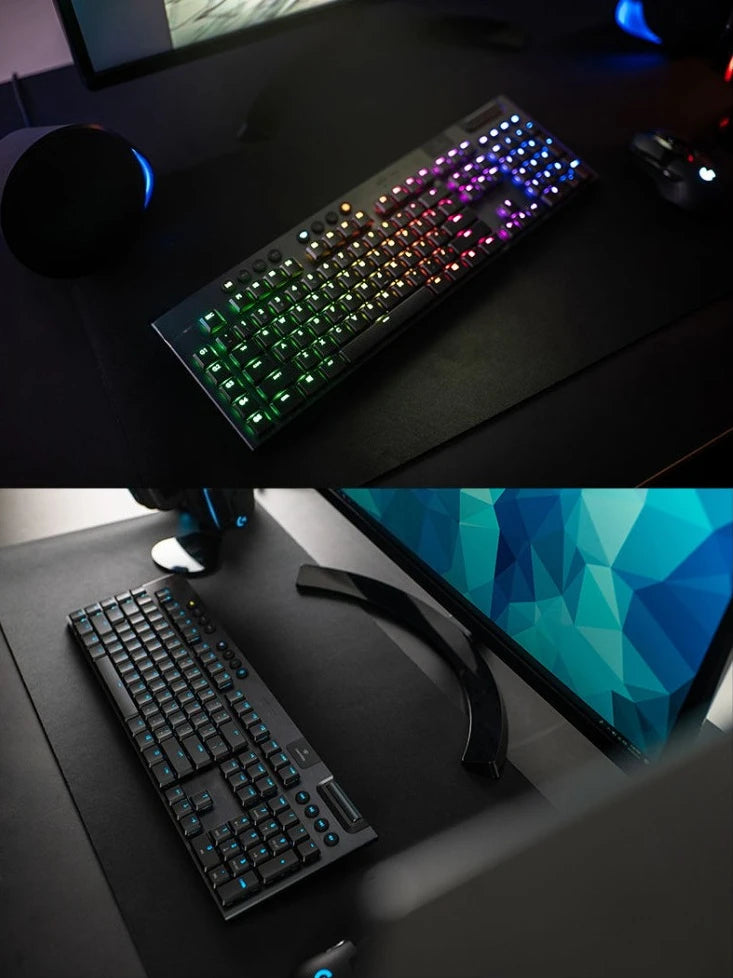 Wireless Gaming Mechanical Keyboard Keycaps Compatible with Logitech G913TKL G915 G813 G815 RGB Transparent Keyboard