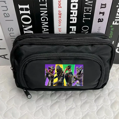 Fortnite Pen Box Creative Game Pattern Pencil Case Harajuku Storage Bag Boy Girl Back to School Supplies Birthday Party Gifts