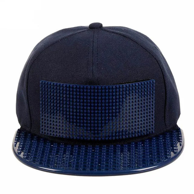 Tegneserie-patchwork-baseballkasketter, DIY-blokke, snapback-kasketter, hiphop-kasketter til mænd og kvinder, aftagelige pixel-kasketter, dad hats, kasketter til børn og voksne