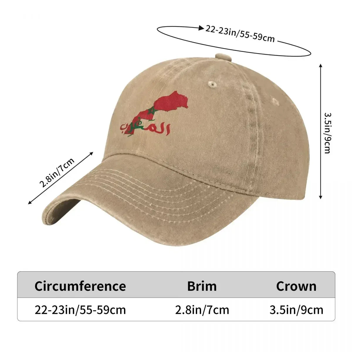 Morocco Map And Flag Casual Baseball Cap Spring Trucker Hat Hot Sale Hunting Camping Hip Hop Hats Female Male Baseball Caps