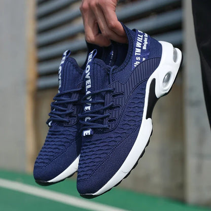 Summer Men's Mesh Casual Sports Shoes Spring and Summer Tennis Lightweight Walking Black Sneakers 2025 Hot Selling Item