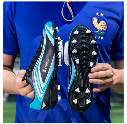 Nouvelles chaussures de football pour hommes, baskets de haute qualité, crampons de futsal pour gazon, chaussures de football d'intérieur très vendues, chaussures d'entraînement antidérapantes pour l'extérieur