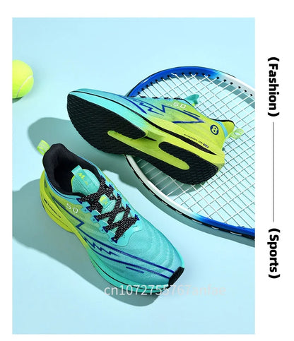 Men's Running Shoes Carbon Board Light Ultra Cushion Breathable Marathon Shock Absorption Support Sneaker Woman Comfy Sport Shoe